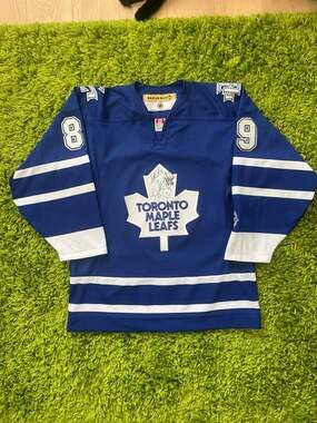 Vintage Koho Alexander Mogilny Toronto Maple Leafs Autographed NHL Hockey Jersey